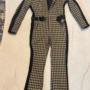 Stylish Houndstooth Ski & Snow Jacket